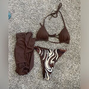 Toluca bikini with sarong